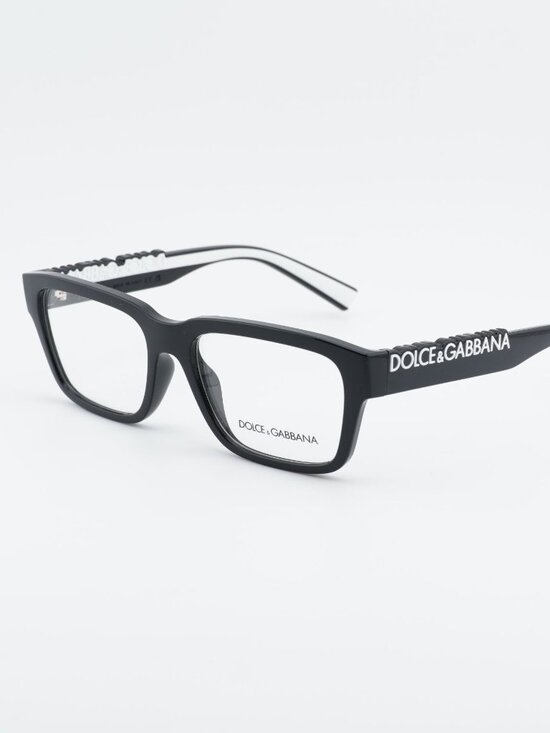 Dolce & Gabbana DG5112 501 Eyeglasses Black 55mm Rectangle Frame main image 9